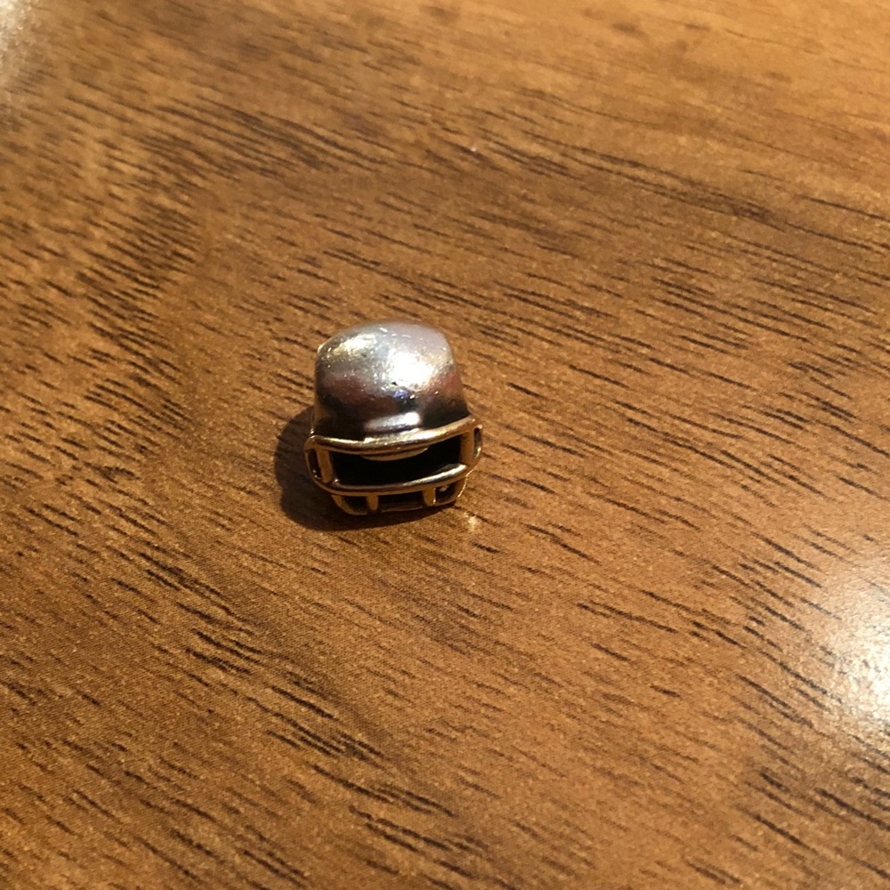 Authentic pandora helmet Charm